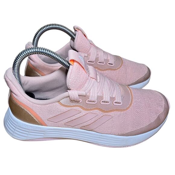 Adidas QT Racer Sport Vapour Pink Womens Running Walking Shoes Size 6 Excellent - Picture 2 of 6